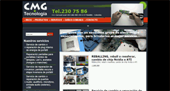 Desktop Screenshot of cmgtecnologia.com